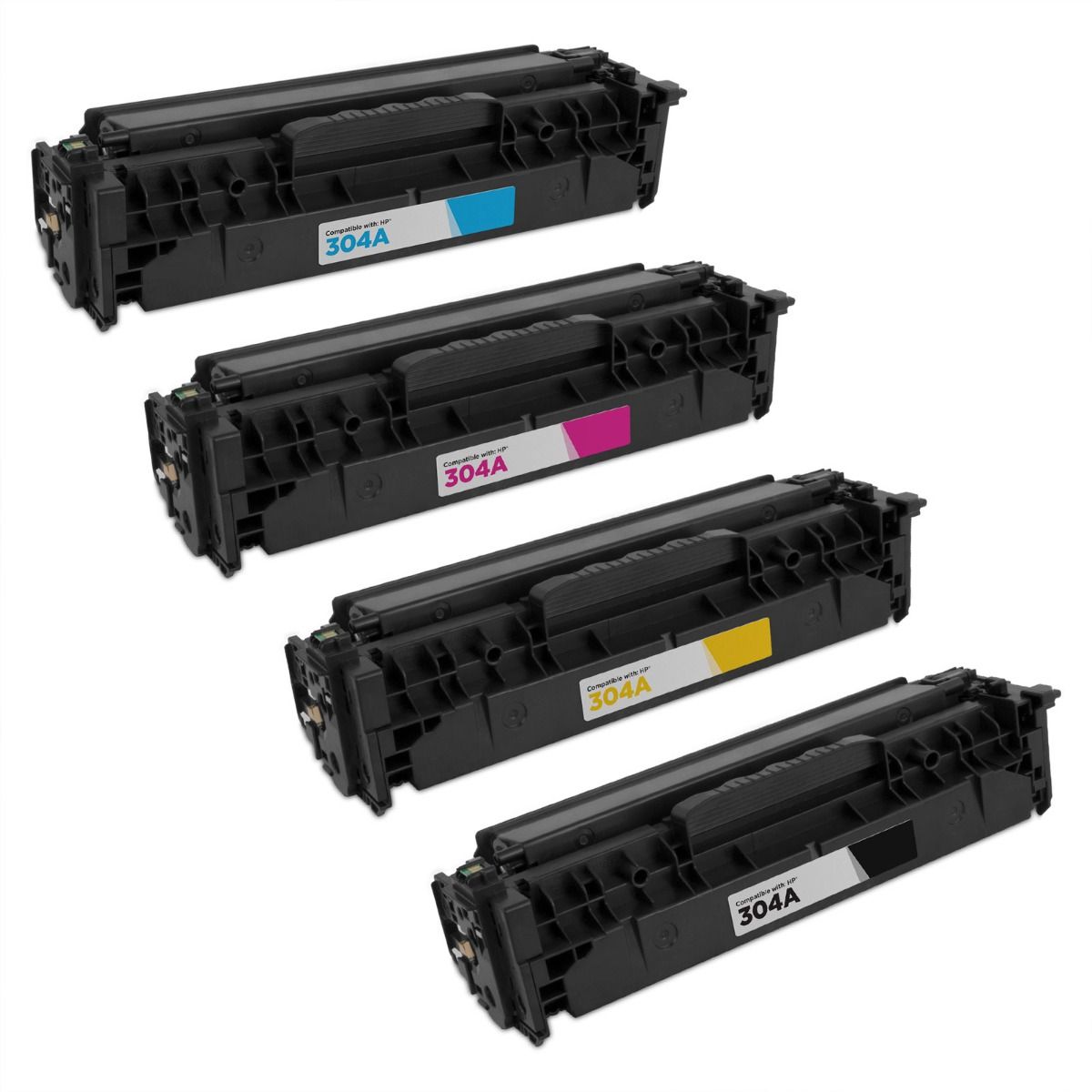 IMPERIAL BRAND Compatible toner cartridge for HP 304A MULTI-PACK BK,C,M,Y TONER 3500 PAGES