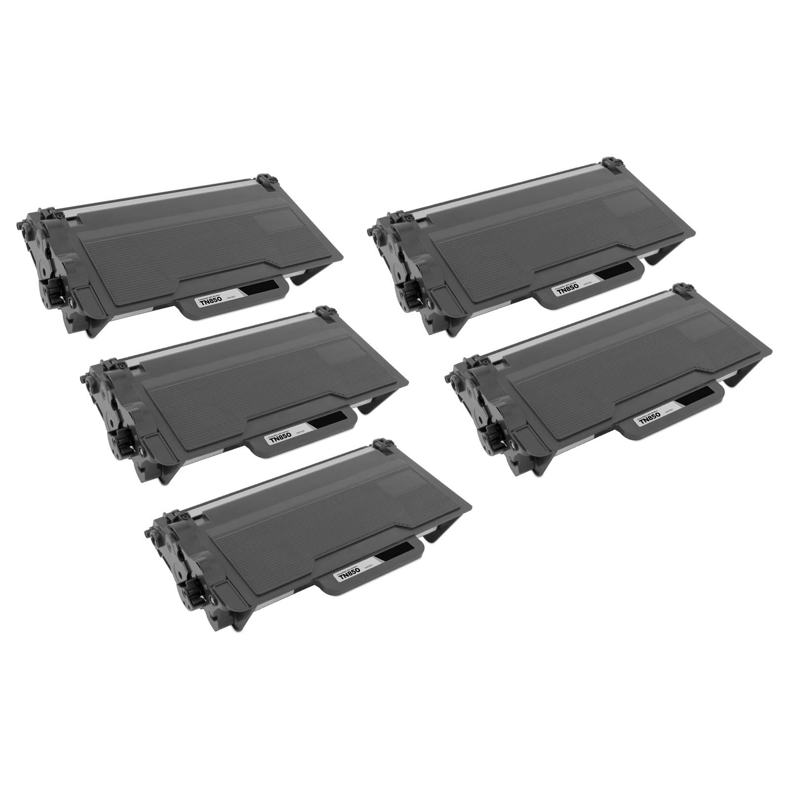 TN850 5 PACK IMPERIAL BRAND BROTHER TN850 TONER HIGH YIELD 8,000 PAGES x5