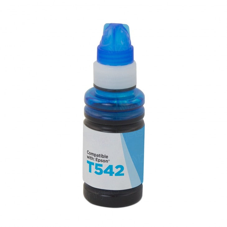 IMPERIAL BRAND Compatible Epson T542220 (542) 70 mL Cyan Ink Bottle