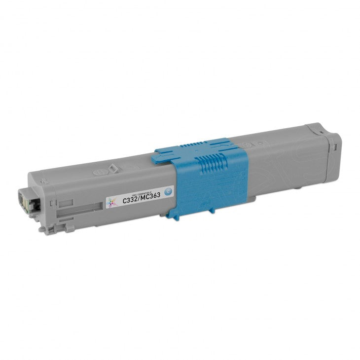 46508703 IMPERIAL BRAND OKIDATA C332DN, MC363DN CYAN TONER 3,000 PAGES