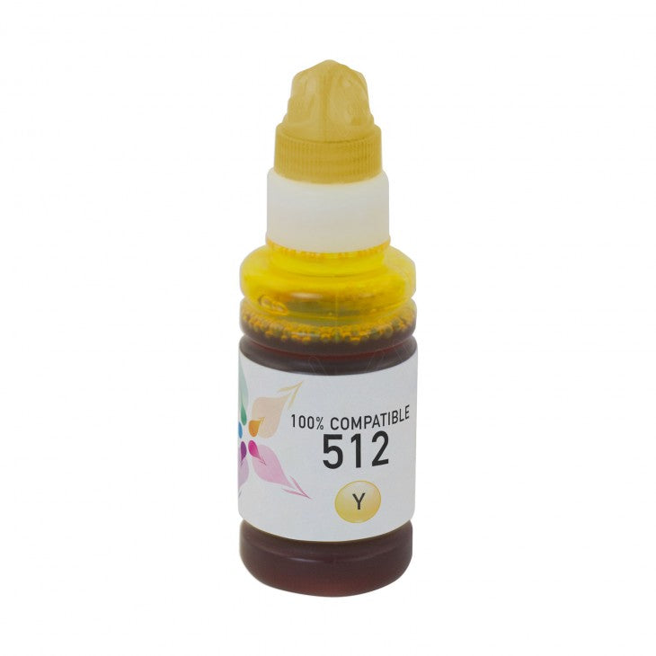 T512 YELLOW IMPERIAL BRAND Compatible Epson T512420-S Yellow Ink Bottle